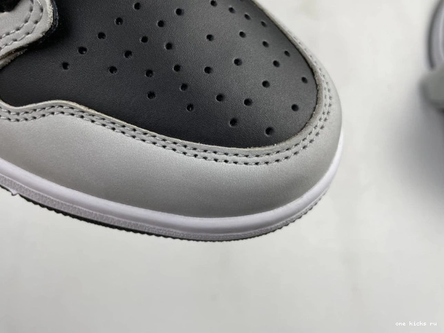 Chep Onekick Grey White Air Retro Smoke Jordan 1 Black 555088-035 Light High 0730